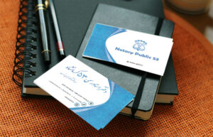 کارت ویزیت دفاتر اسناد رسمی و ازدواج و طلاق دو رو – شماره 147