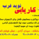 کارت ویزیت خدمات کاریابی تک رو